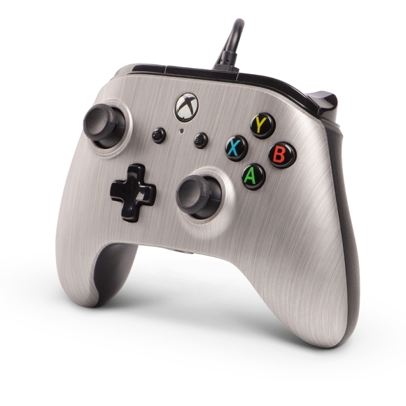 PowerA Enhanced Wired Controller for Xbox One and Windows 10 Brushed Aluminum - Picture 8 of 16